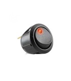 Comutator basculant ON-OFF cu retinere 1 contact 12V 20A cu LED rosu, Somogyi Elektronic