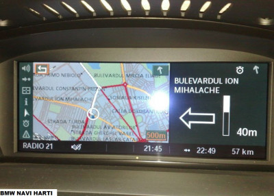 BMW CD DVD Harti navigație BMW E81 E87 E90 E91 E60 E61 BMW GPS Europa Romania foto