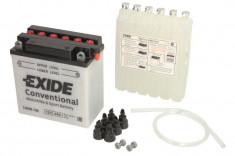 Baterie moto Acid cu intretinere EXIDE 12V 9Ah 85A R+ aerisire dreapta 135x75x139 Incarcare uscata cu acid foto