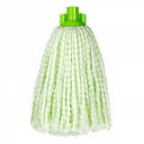 Mop Microfibre, Verde Deschis, Lavabil Mașină, Compatibil Coada Subțire