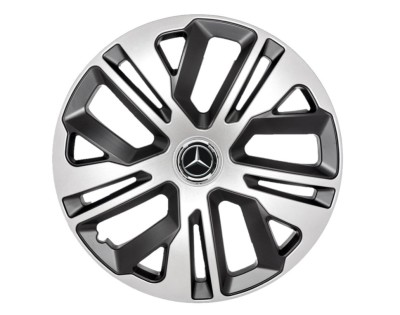 Set 4 capace roti 15`` Raven Gri-Negru, Compatibile cu Mercedes foto
