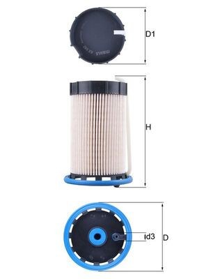 MAHLE KX 592 filtru combustibil foto