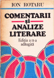 AS - ION ROTARU - COMENTARII SI ANALIZE LITERARE
