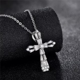 Cumpara ieftin Lant cu Pandantiv din Argint 925 CRUCE ARG133C, Argintboutique