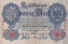 GERMANIA 20 marci 1910 VF!!!