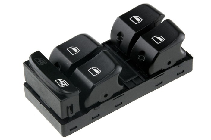 Comutator macara geam Audi A4 2007-, A5 2009-, Q5 2008-, NTY EWS-AU-019