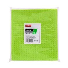 Laveta umeda Madero, verde, 18 x 20 cm, 10 buc / set