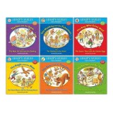 Aesop's Fables Easy Readers Collection 6 Books Set By Val Biro (The Fox and the Stork, The Monkey and the Fishermen, Boy Who Cried Wolf, Eagle and the