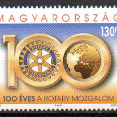 UNGARIA 2005, Aniversari - 100 de ani Rotary, serie neuzata, MNH