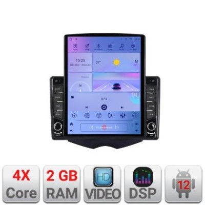 Navigatie HHyundai Veloster ecran tip TESLA 9.7&amp;quot; cu Android Radio Bluetooth Internet GPS WIFI 2+32 DSP Quad Core CarStore Technology foto