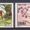 DB1 Flora Fauna Africana 1970 Ghana 4 v. MNH