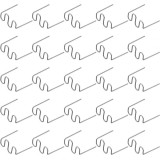 Set 500 capse pentru pistolul de lipit, Plastic, 0.8mm, Argintiu