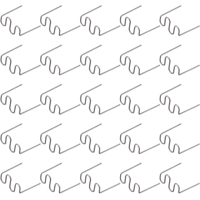 Set 500 capse pentru pistolul de lipit, Plastic, 0.8mm, Argintiu