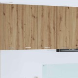 vidaXL Dulap suspendat cu ușă Riga Stejar Artizanal 80 x 31 x 80 cm 884289