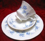 SET MIC DEJUN PORTELAN ENGLEZESC ROYAL STANDARD BONE CHINA CU FLORI DE NU MA UITA