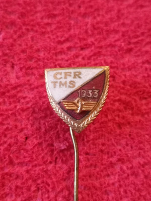 Insigna fotbal - CFR Timisoara foto