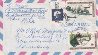 FILATELIE TEMATICA - PLIC USA TEMATICA PESTI FAUNA URS POLAR AIRMAIL foto