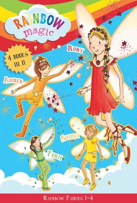 Rainbow Fairies: Books 1-4, 1: Ruby the Red Fairy, Amber the Orange Fairy, Sunny the Yellow Fairy, Fern the Green Fairy foto