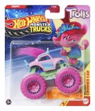 HOT WHEELS MONSTER TRUCK MASINUTA TROLLS POPPY SCARA 1:64 SuperHeroes ToysZone