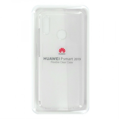 Husa Originala HUAWEI P Smart 2019 - Silicon Cover (Transparent) Blister foto