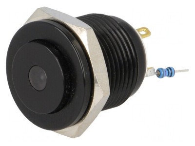 Comutator Anti-Vandalism SPST-NO 2A 36VDC IP65 12V foto