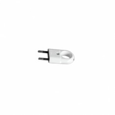 Fisa D.3104 Tata, 230v 10A, cu inel de tragere, Alb