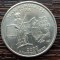 (M2395) MONEDA SUA - QUARTER DOLLAR 2000, LIT. D - MASSACHUSETTS