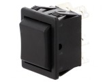 Comutator Basculant DP3T (ON)-OFF-(ON) 16A Negru