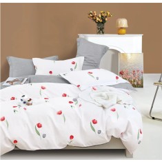 Lenjerie de pat din bumbac Valentini Bianco TB010/75