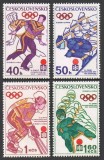 Cehoslovacia 1972 - Jocurile Olimpice de iarna, sport, serie neuzata