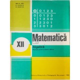 Ion D. Ion - Matematica - Algebra - Manual pentru clasa a XII-a (Editia: 1984)