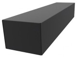 Carcasă oțel neagră 1441 102x432x76mm