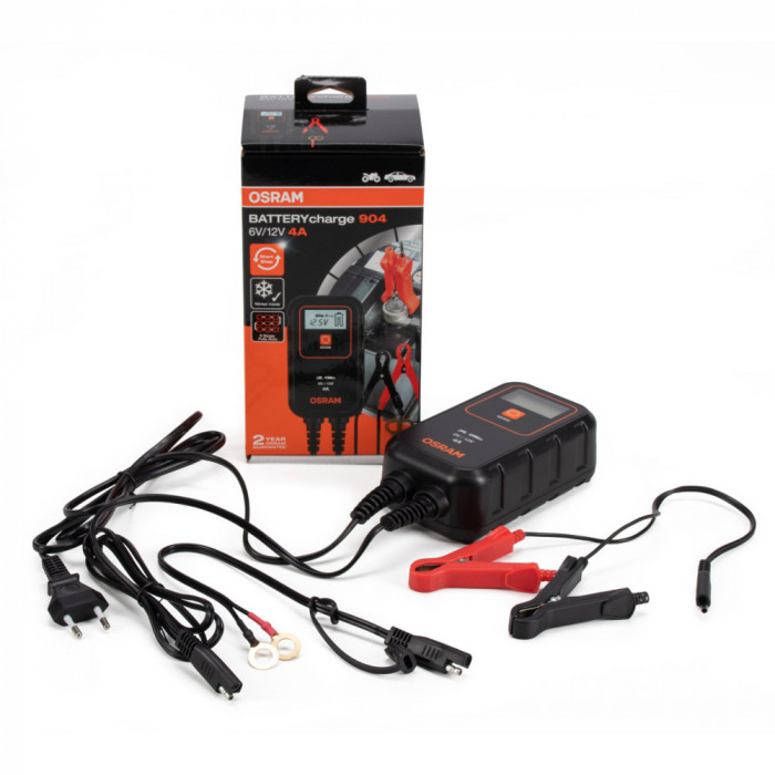 Redresor Baterie Osram BATTERYcharge 904 6V 12V 4A OEBCS904