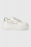 Cumpara ieftin Karl Lagerfeld sneakers din piele KREEPER LO culoarea alb, KL42372A
