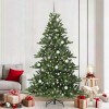 VidaXL Brad de Crăciun artificial cu ramuri articulare 210 cm PVC 3397678