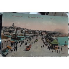 Carte postala, Le nouveau Pont 1912, color