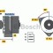 Generator / Alternator MERCEDES E-CLASS Combi (S124) (1993 - 1996) BOSCH 0 986 033 810