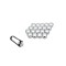 Set capace pentru prezoane crom premium cu cheie Cod: FST-PRZ2 Automotive TrustedCars