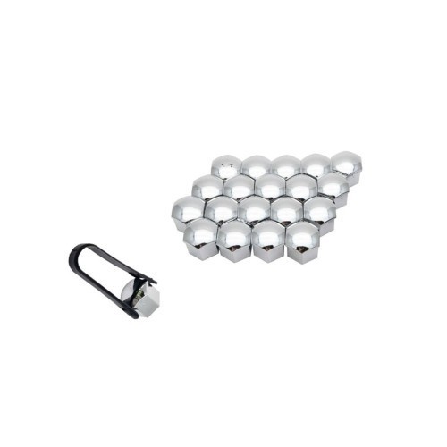 Set capace pentru prezoane crom premium cu cheie Cod: FST-PRZ2 Automotive TrustedCars