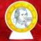 PUSCULITA PORTELAN DECOR MONEDA 1 EUR ANUL 2002