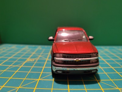 Macheta Chevy Silverado 2001 scara 1/43 foto