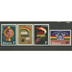 Ghana 1960 - Aniversarea republicii, serie neuzata