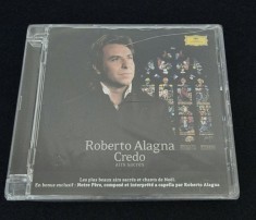 Roberto Alagna CD audio Credo Muzica sacra