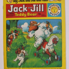 JACK AND JILL AND TEDDY BEAR , ` REVISTA CU BENZI DESENATE PENTRU COPII ,28 JUNE , 1975