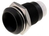 Montură LED 8mm Metalică Neagră &Icirc;ncastrată