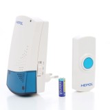 Sonerie fara fir Hepol H-138, LED, 32 melodii, 3 nivele ajustabile, 100 m