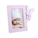 Rama foto lemn Pink Bunny 10x15