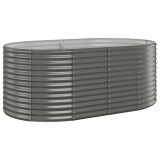 Cumpara ieftin Strat inaltat gradina 175x100x68 cm otel galvanizat