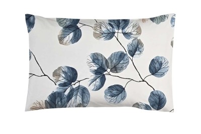 Fata de Perna 50x70, Polibumbac 70%Bumbac 30%Poliester model cu Frunze de Eucalyptus - Eleganta si Natura in Dormitor P4 foto