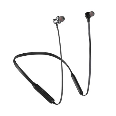 Casti cu microfon BT SKU-7710 negre sport in ureche foto